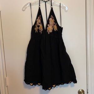 Free People Racer Back Embroidered Dress